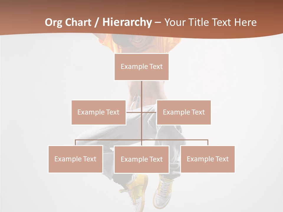 Smile Gymnastic Breakdancer PowerPoint Template