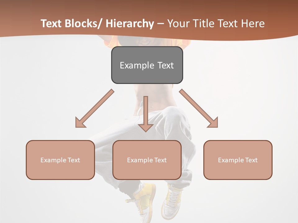 Smile Gymnastic Breakdancer PowerPoint Template