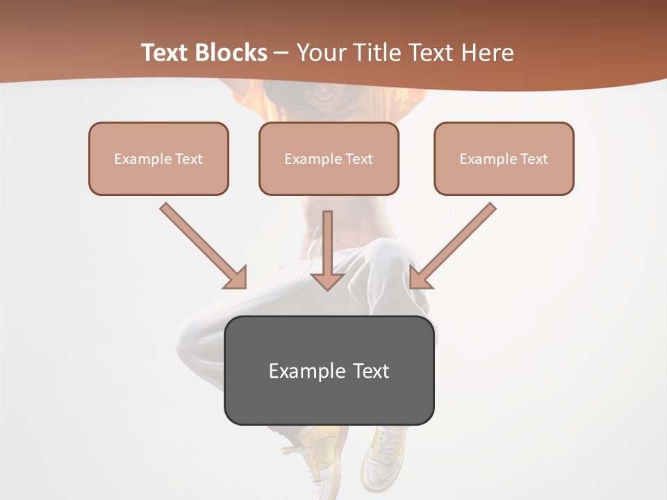 Smile Gymnastic Breakdancer PowerPoint Template