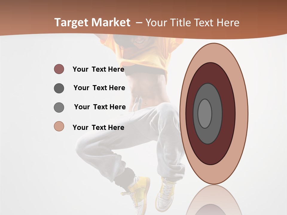 Smile Gymnastic Breakdancer PowerPoint Template