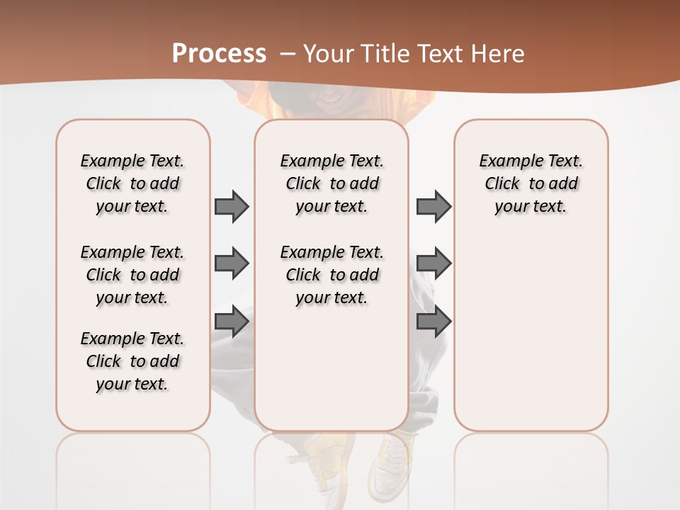Smile Gymnastic Breakdancer PowerPoint Template