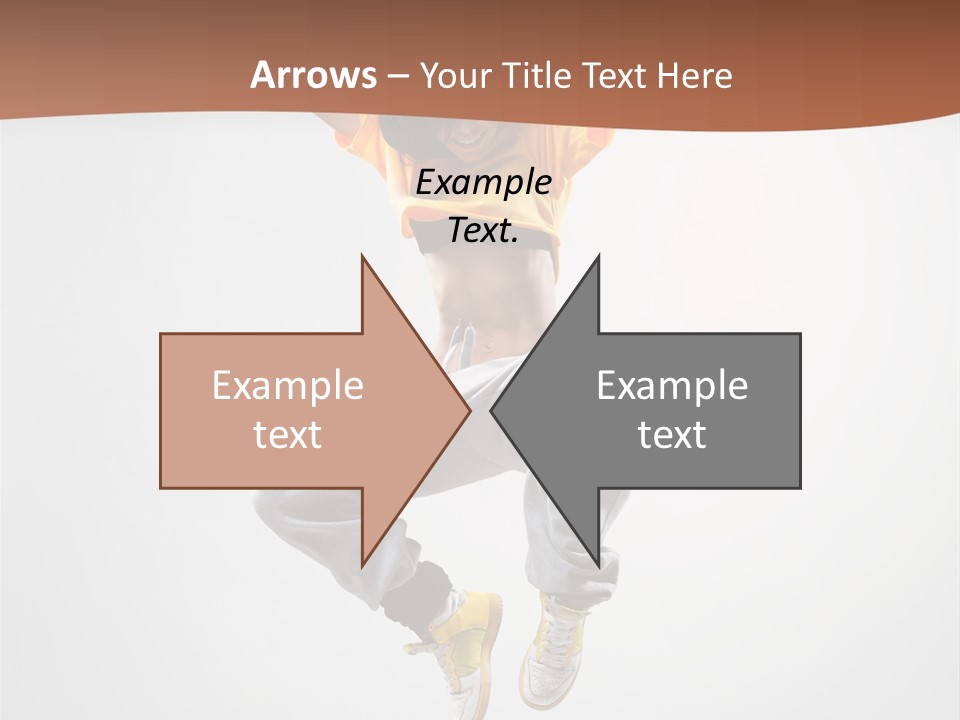 Smile Gymnastic Breakdancer PowerPoint Template