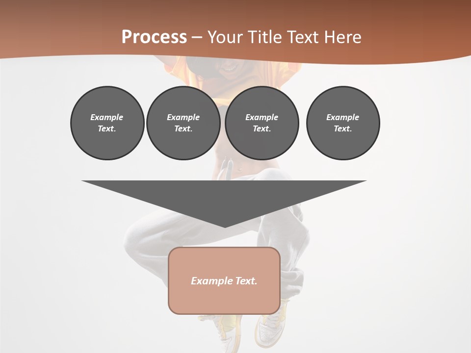 Smile Gymnastic Breakdancer PowerPoint Template