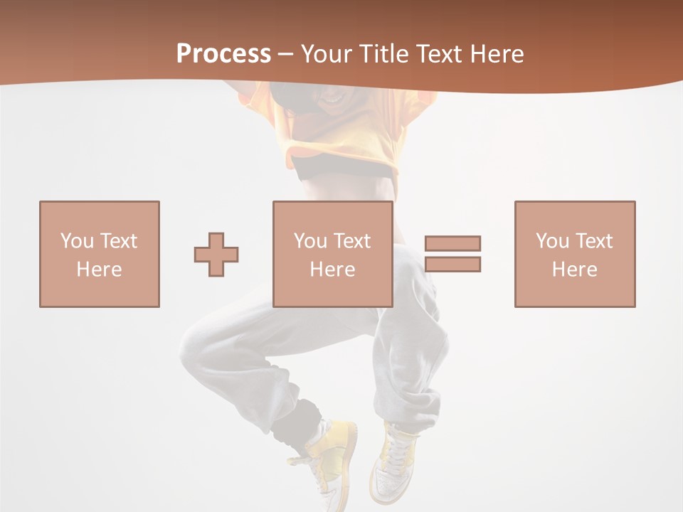 Smile Gymnastic Breakdancer PowerPoint Template