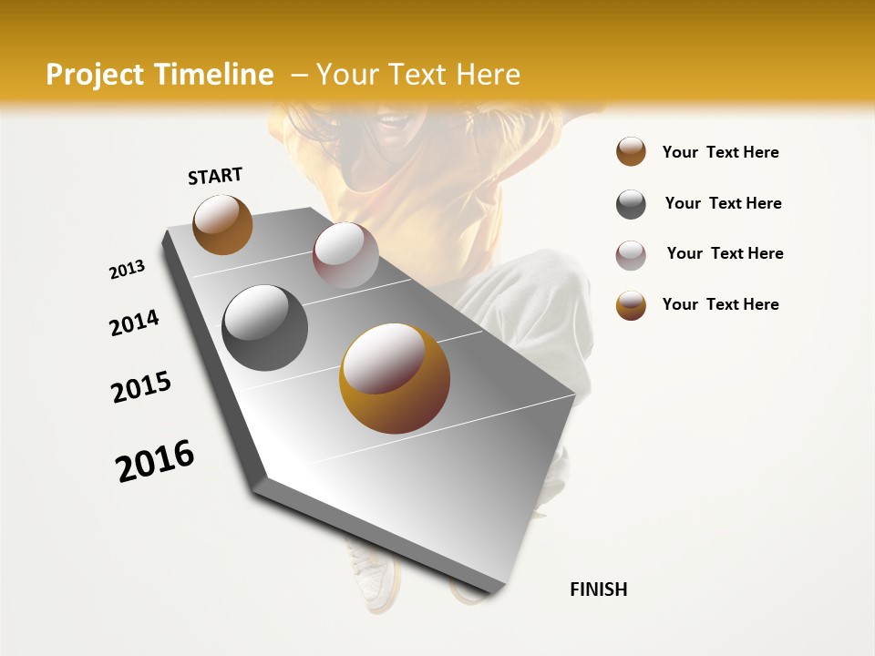 Moving Exerci E Aerobic PowerPoint Template