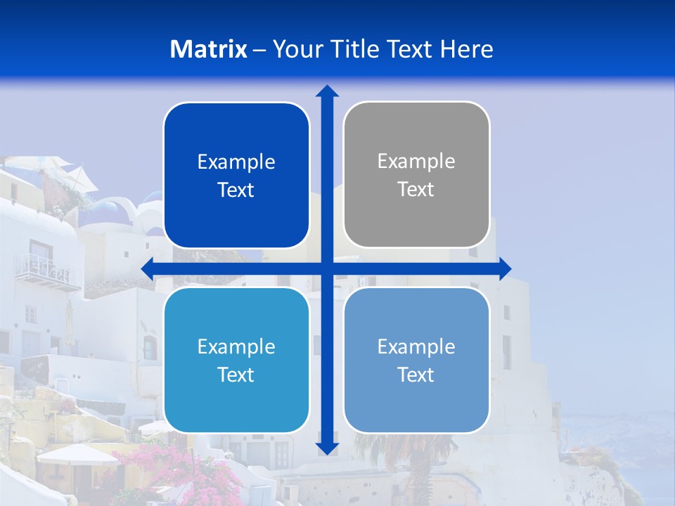 Window Style Cyclades PowerPoint Template
