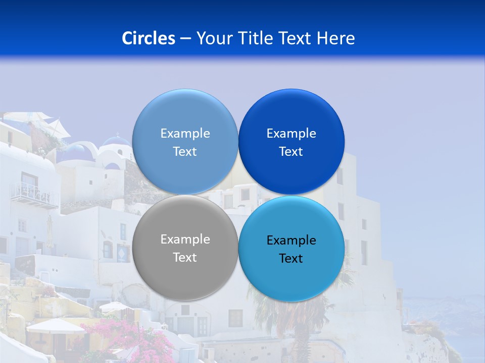 Window Style Cyclades PowerPoint Template
