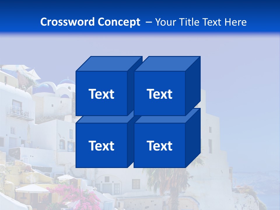Window Style Cyclades PowerPoint Template