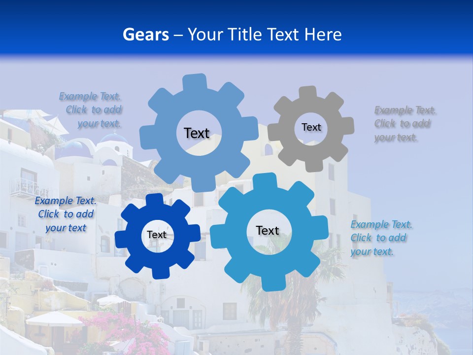 Window Style Cyclades PowerPoint Template