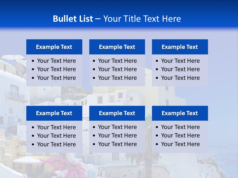 Window Style Cyclades PowerPoint Template