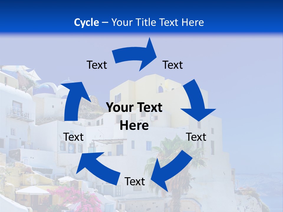 Window Style Cyclades PowerPoint Template