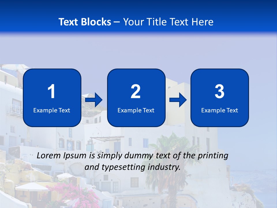 Window Style Cyclades PowerPoint Template