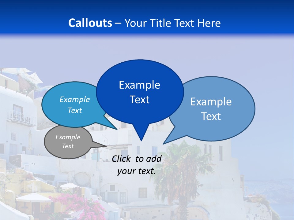 Window Style Cyclades PowerPoint Template