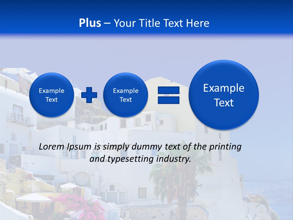Window Style Cyclades PowerPoint Template