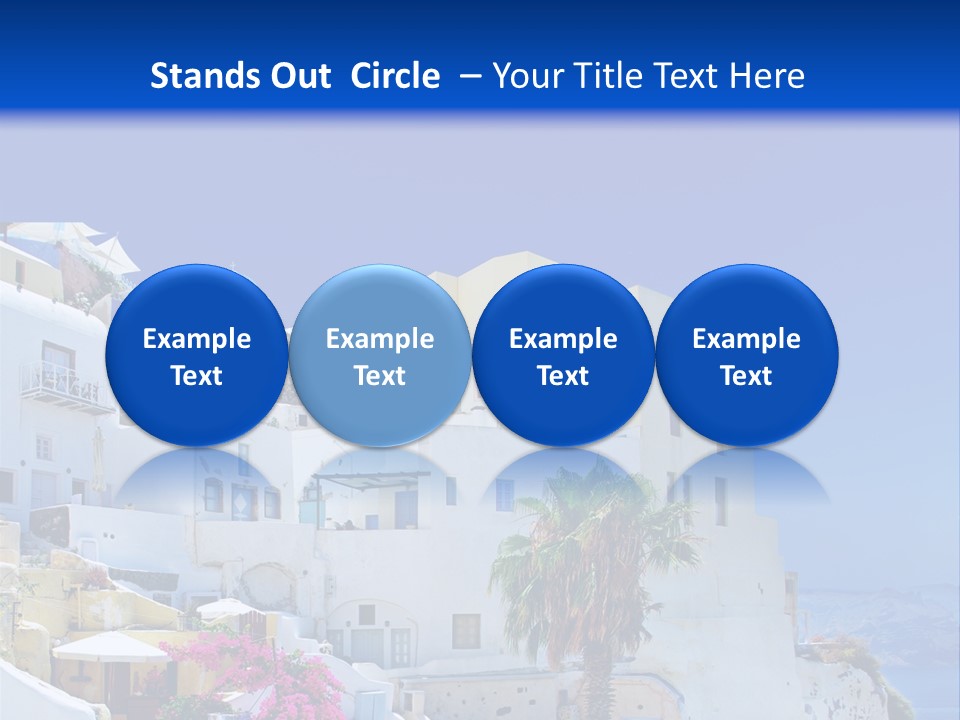 Window Style Cyclades PowerPoint Template