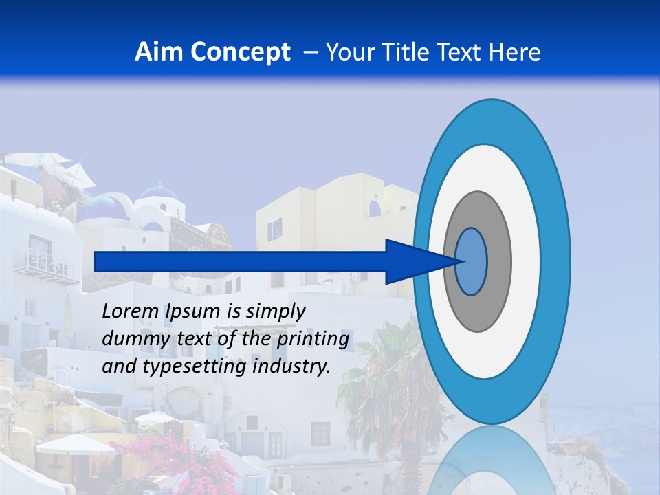 Window Style Cyclades PowerPoint Template