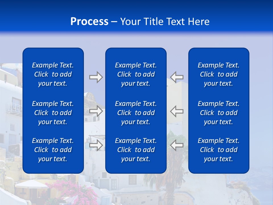 Window Style Cyclades PowerPoint Template