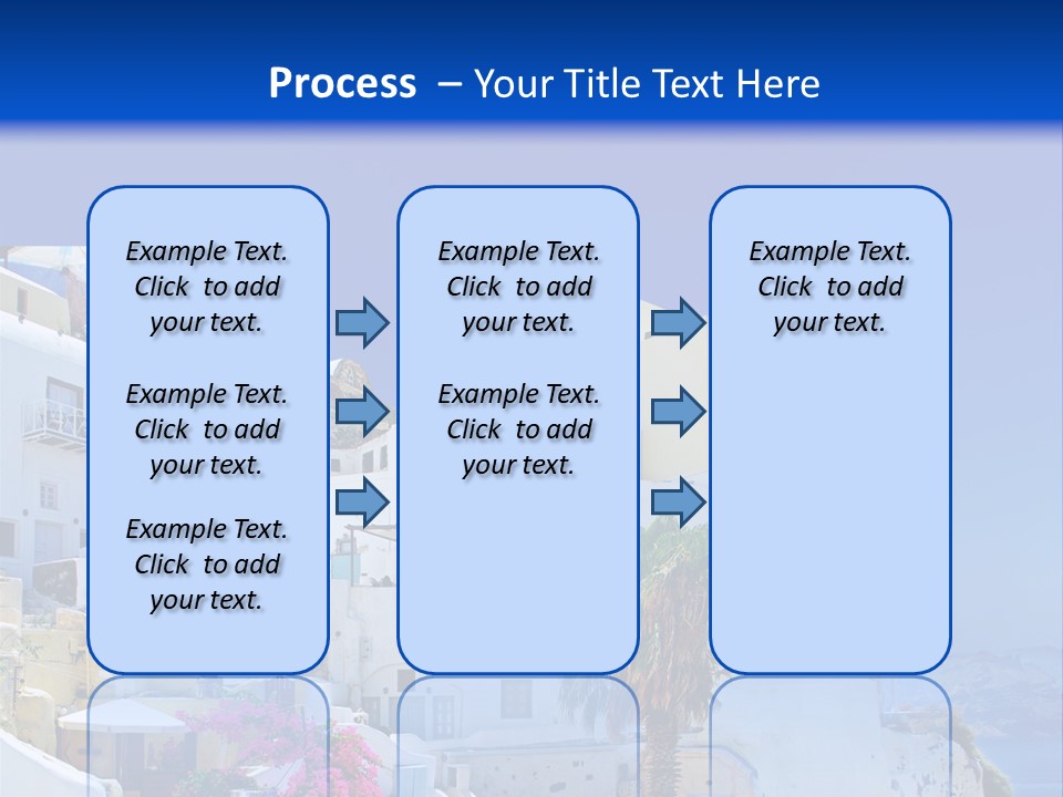 Window Style Cyclades PowerPoint Template