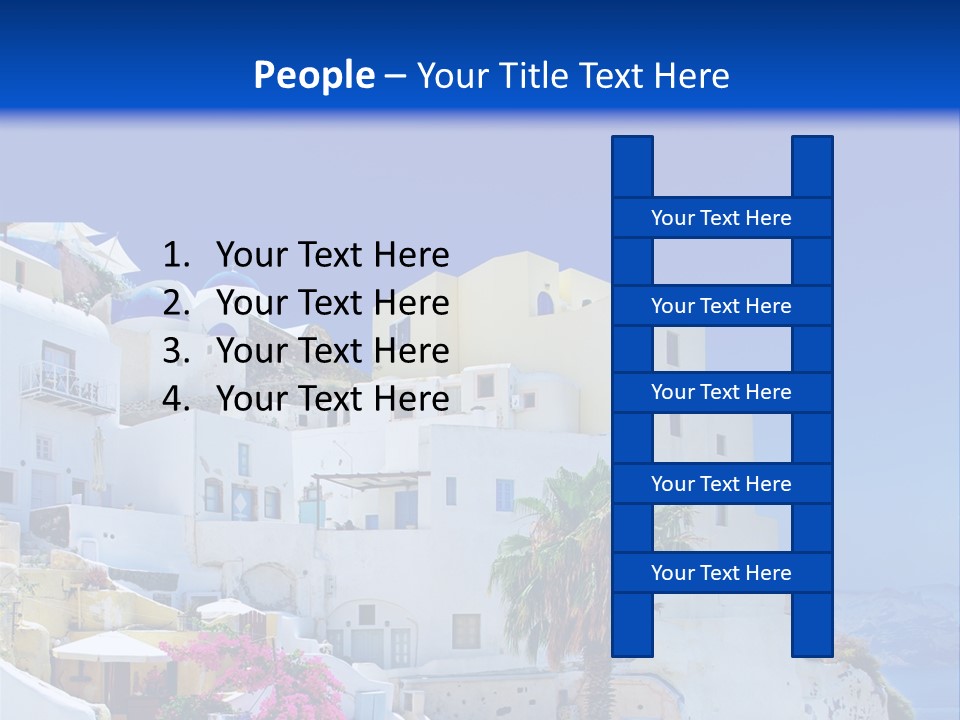 Window Style Cyclades PowerPoint Template