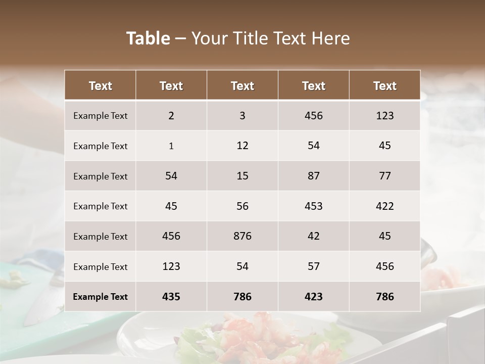 Board Japanese Cook PowerPoint Template