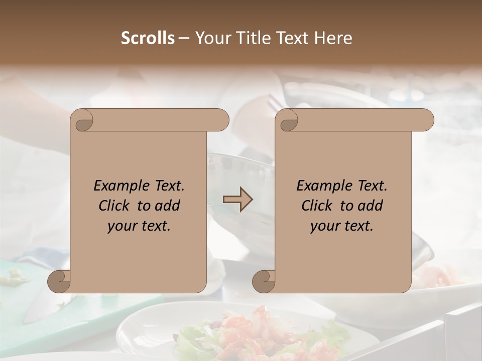 Board Japanese Cook PowerPoint Template