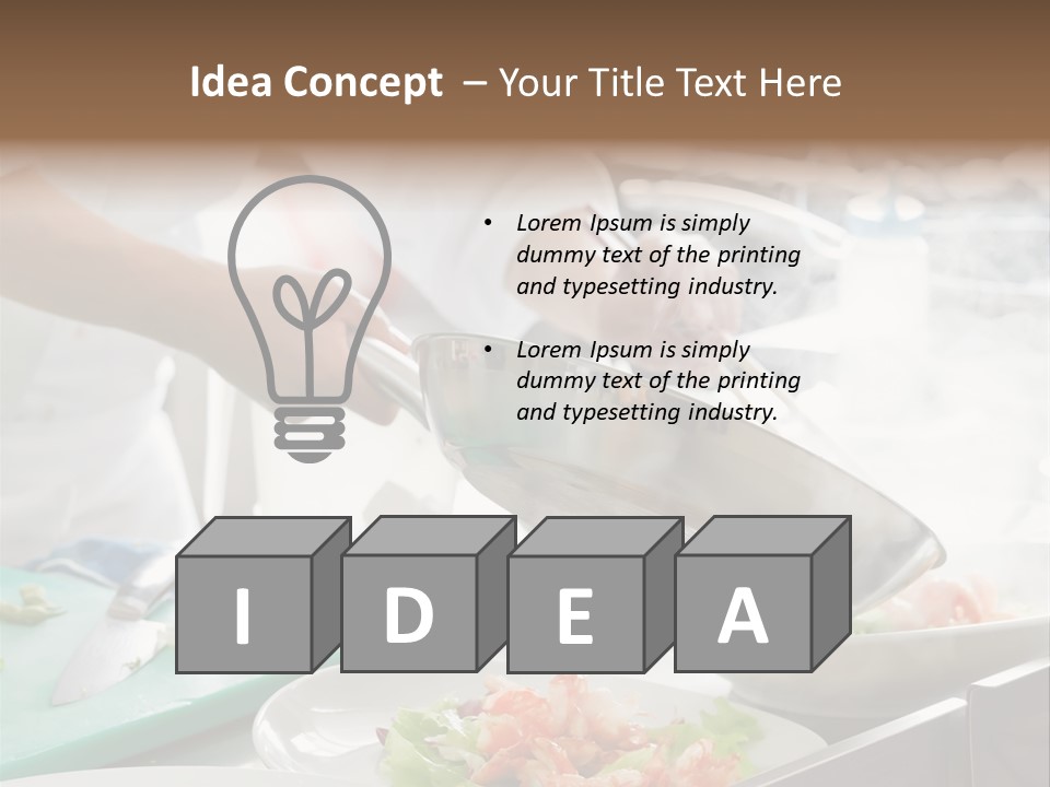 Board Japanese Cook PowerPoint Template