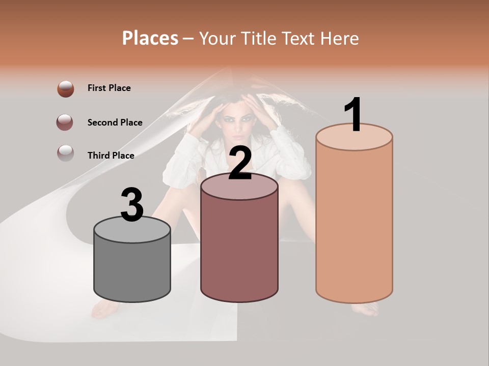 Erotic Ring Flash Legs PowerPoint Template