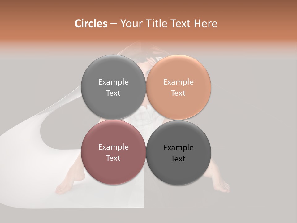 Erotic Ring Flash Legs PowerPoint Template