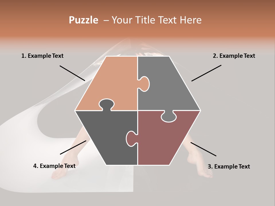 Erotic Ring Flash Legs PowerPoint Template