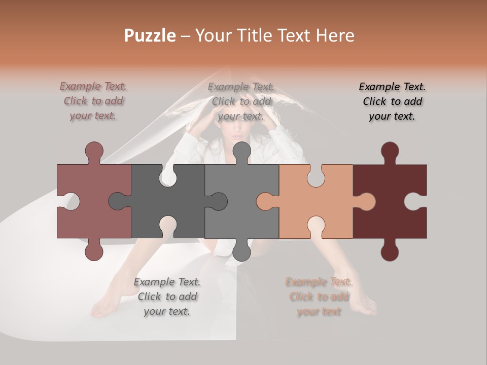 Erotic Ring Flash Legs PowerPoint Template