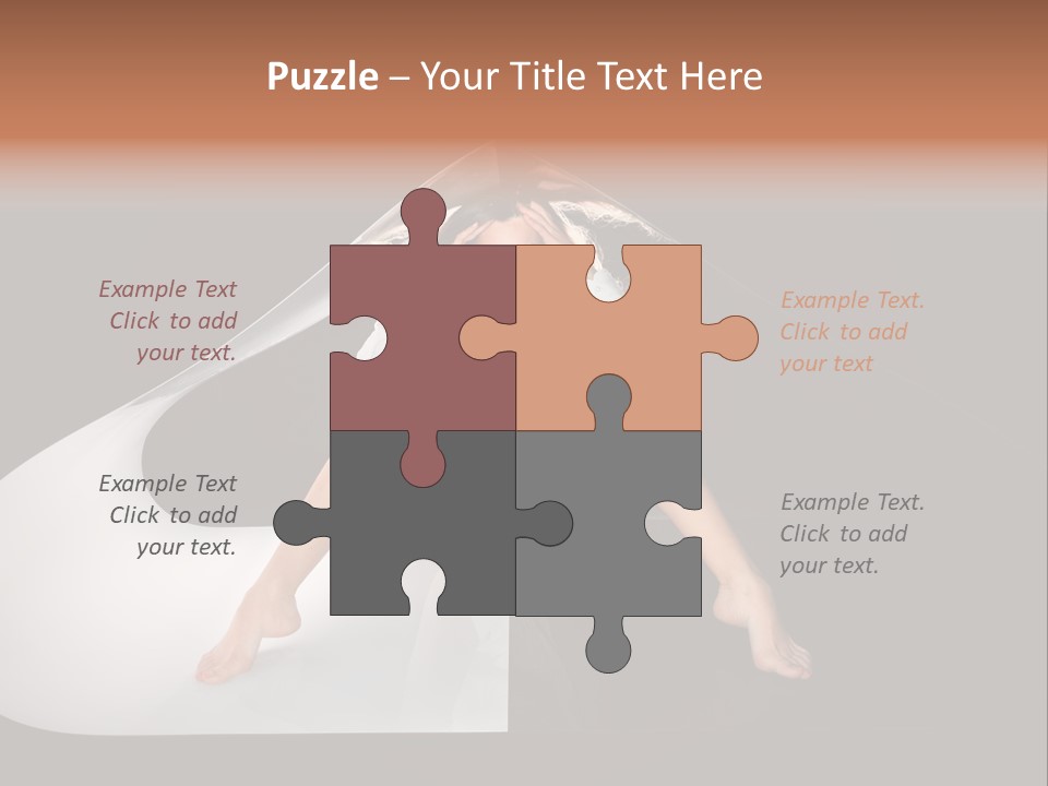 Erotic Ring Flash Legs PowerPoint Template