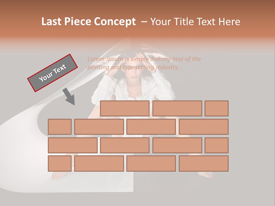 Erotic Ring Flash Legs PowerPoint Template