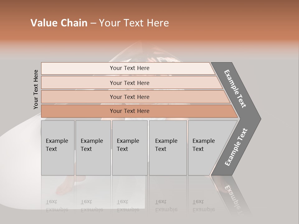 Erotic Ring Flash Legs PowerPoint Template