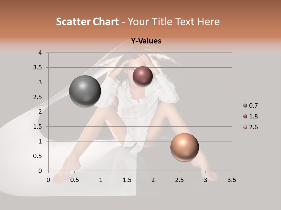 Erotic Ring Flash Legs PowerPoint Template