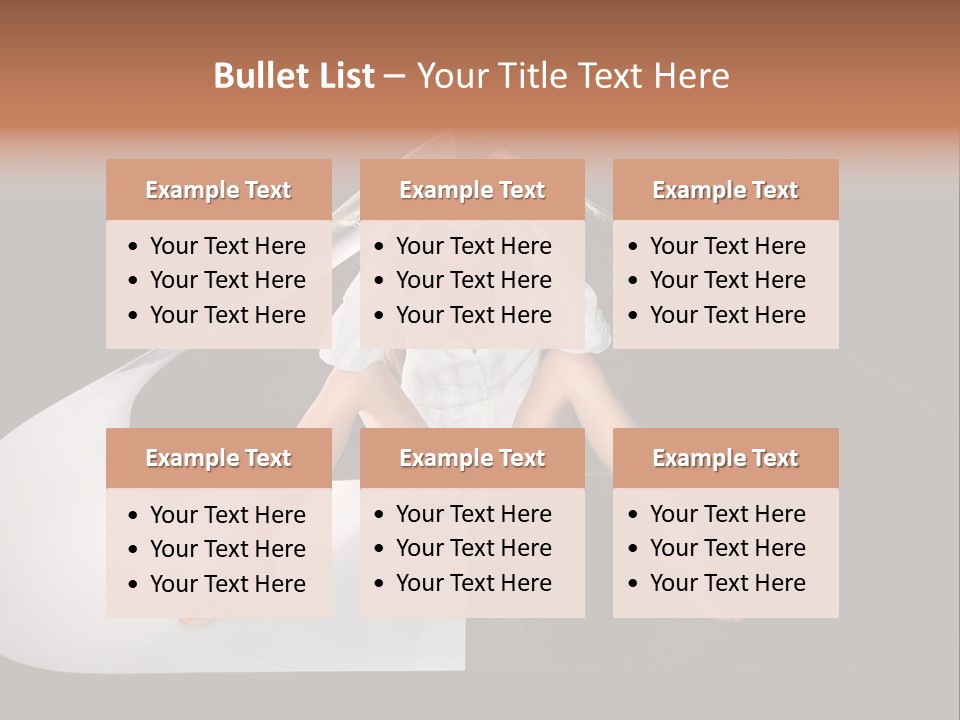 Erotic Ring Flash Legs PowerPoint Template