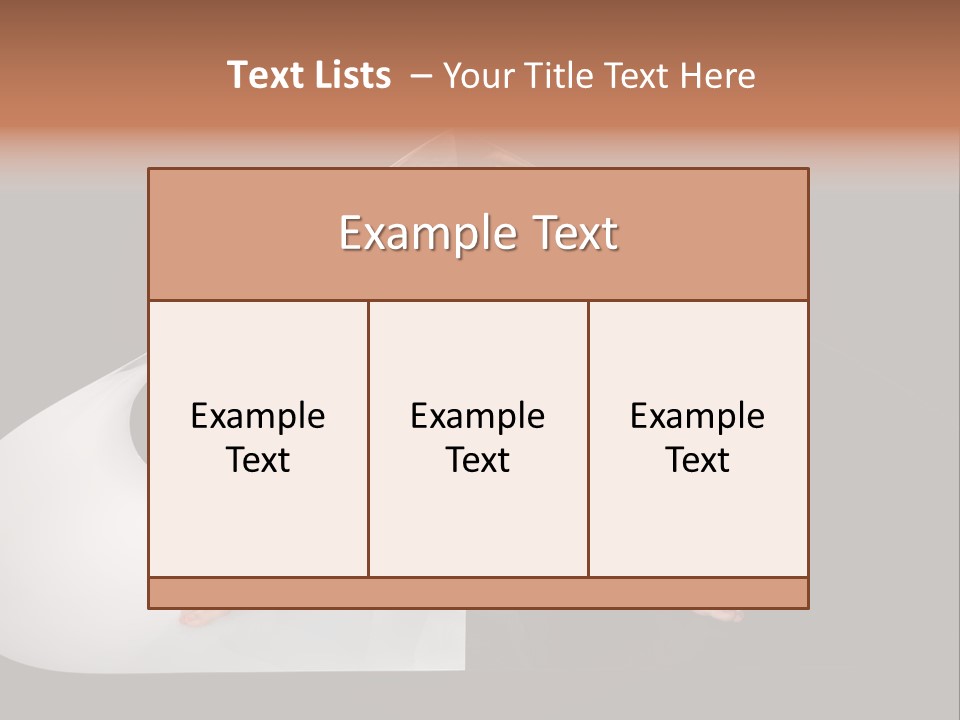 Erotic Ring Flash Legs PowerPoint Template