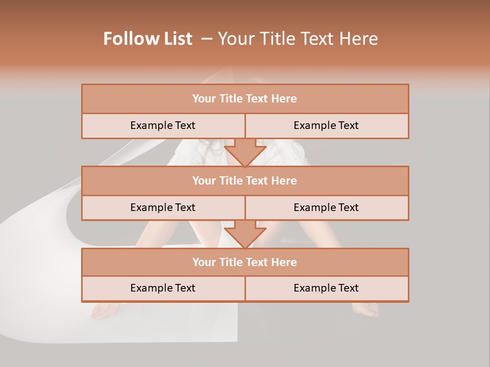 Erotic Ring Flash Legs PowerPoint Template