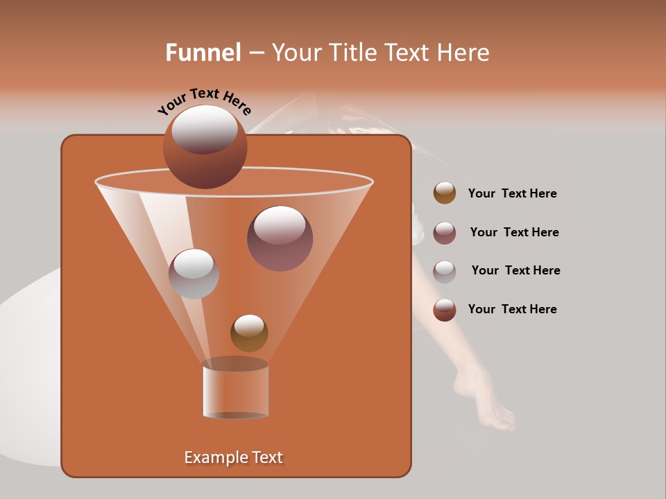 Erotic Ring Flash Legs PowerPoint Template