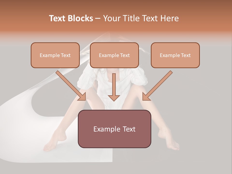 Erotic Ring Flash Legs PowerPoint Template