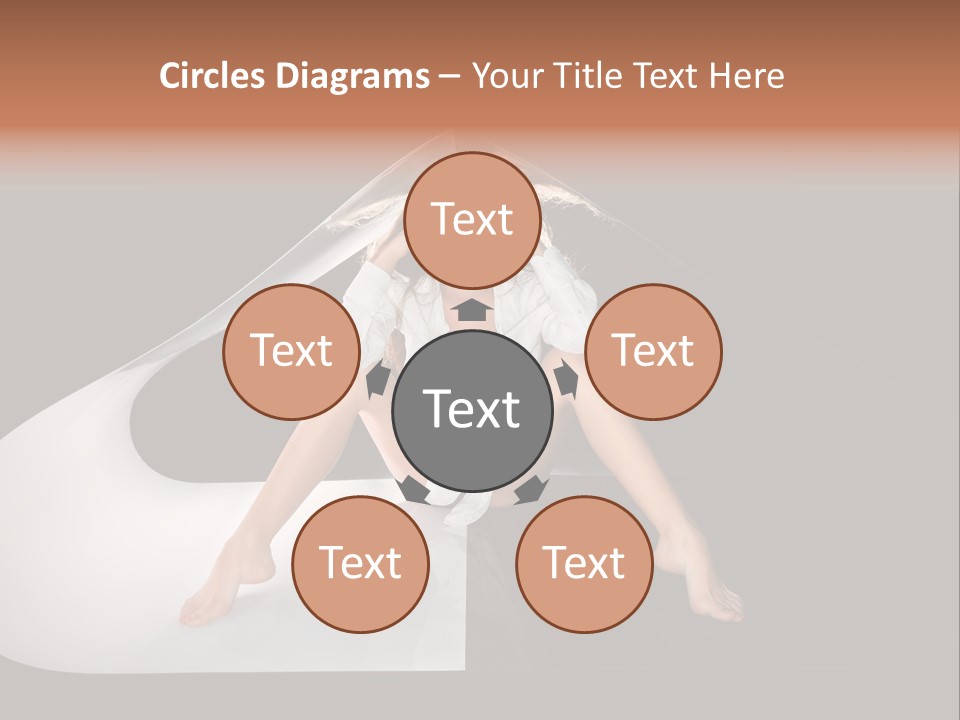 Erotic Ring Flash Legs PowerPoint Template
