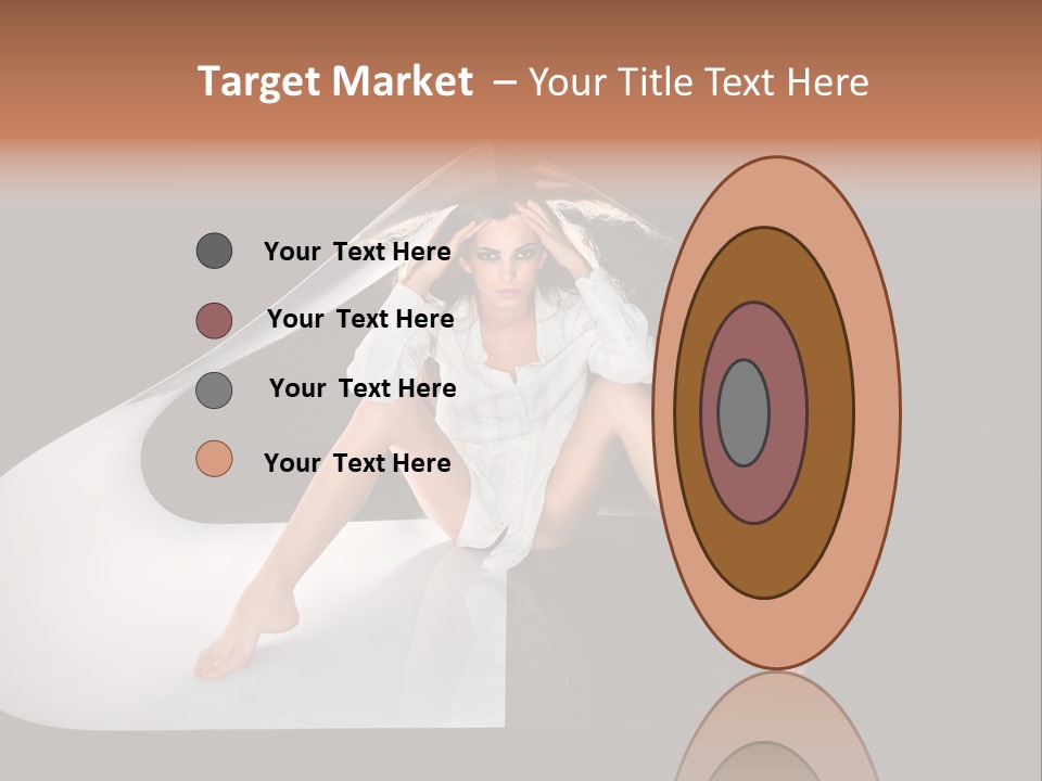 Erotic Ring Flash Legs PowerPoint Template