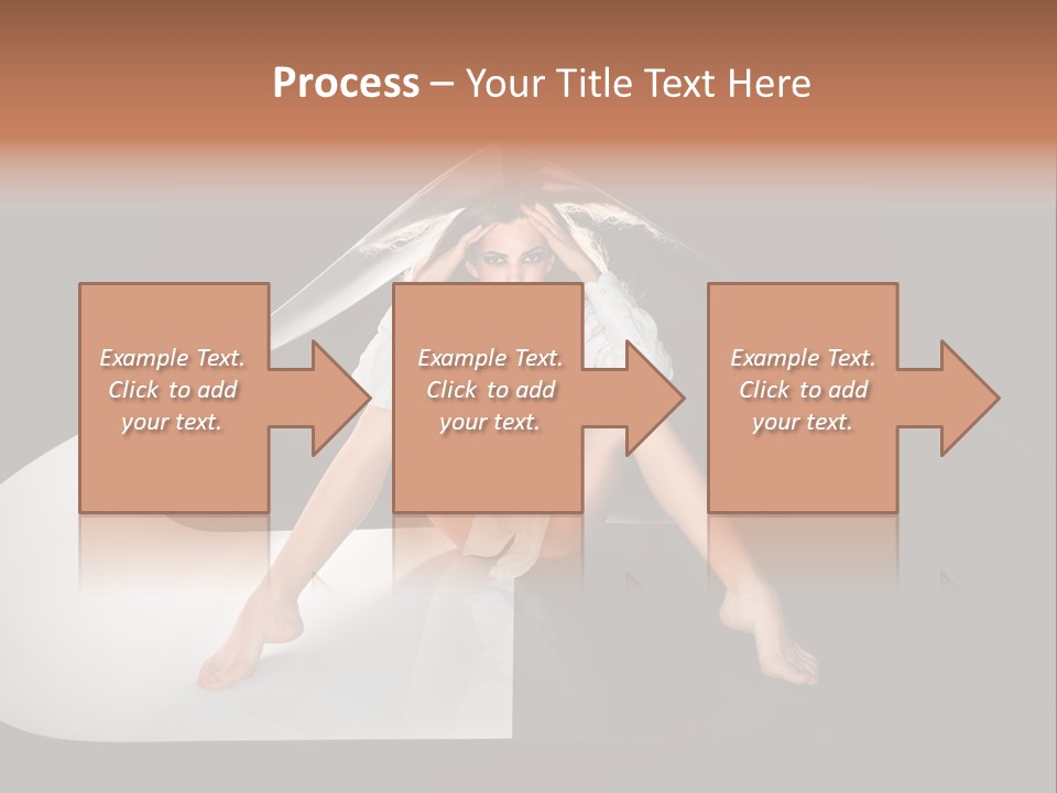 Erotic Ring Flash Legs PowerPoint Template