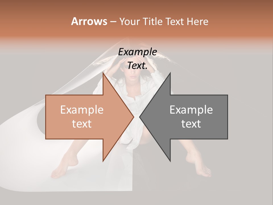 Erotic Ring Flash Legs PowerPoint Template