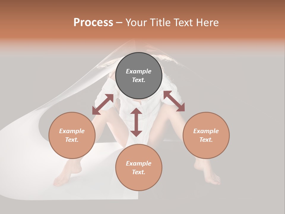 Erotic Ring Flash Legs PowerPoint Template