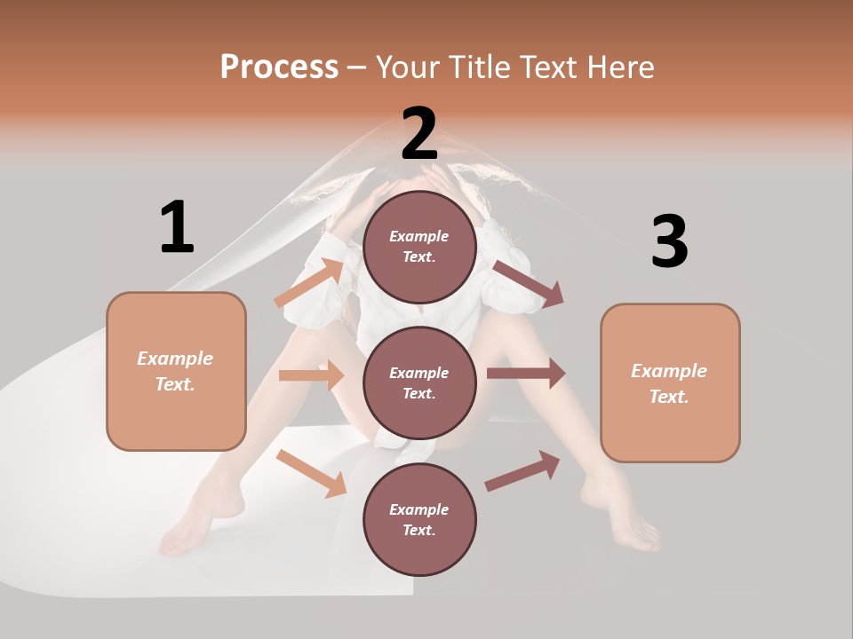 Erotic Ring Flash Legs PowerPoint Template