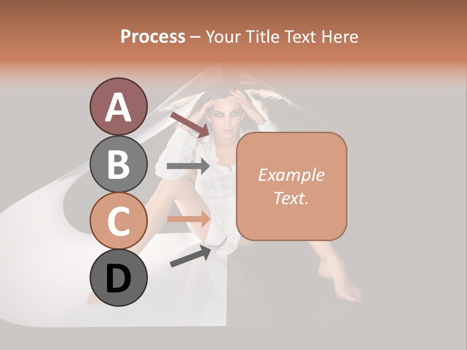 Erotic Ring Flash Legs PowerPoint Template