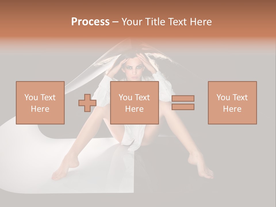 Erotic Ring Flash Legs PowerPoint Template