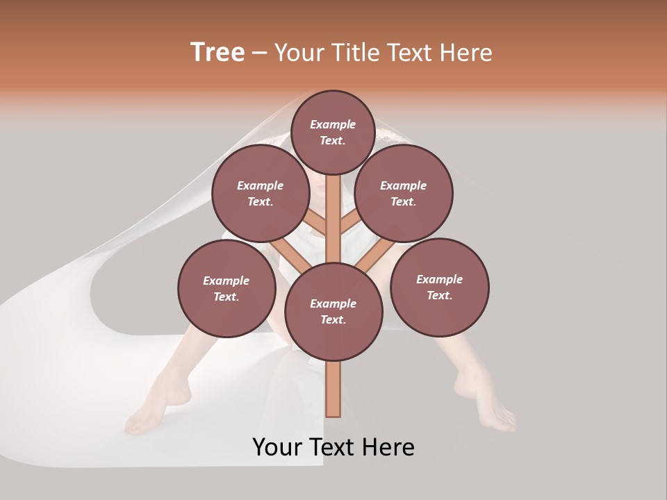 Erotic Ring Flash Legs PowerPoint Template