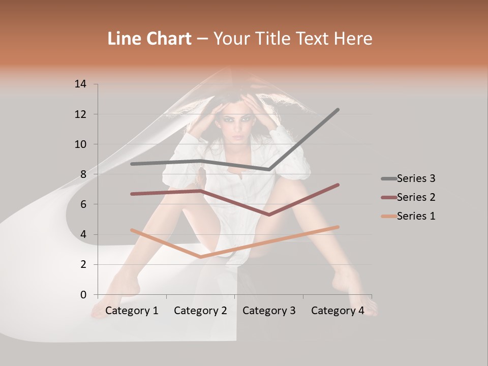 Erotic Ring Flash Legs PowerPoint Template