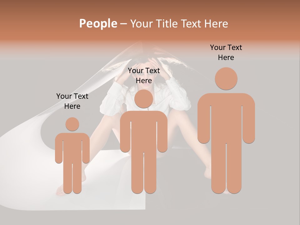 Erotic Ring Flash Legs PowerPoint Template